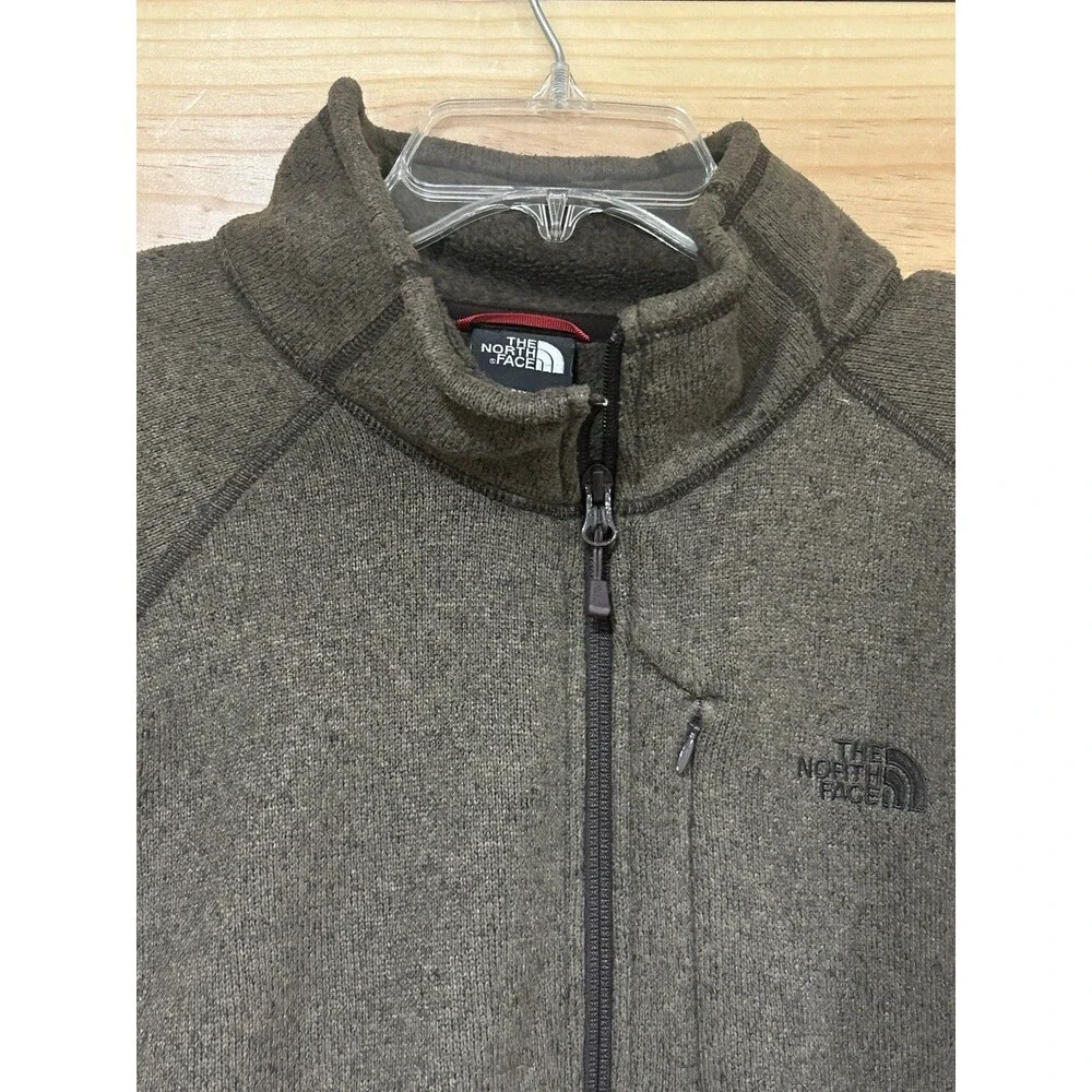 The North Face Men’s 1/4 Zip Pullover Brown Fleece Size 2XL